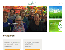 Tablet Screenshot of bio-grauer.de